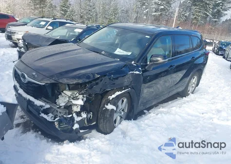 2021 Toyota Highlander L from USA, damaged, VIN 5TDCZRBH7MS133481